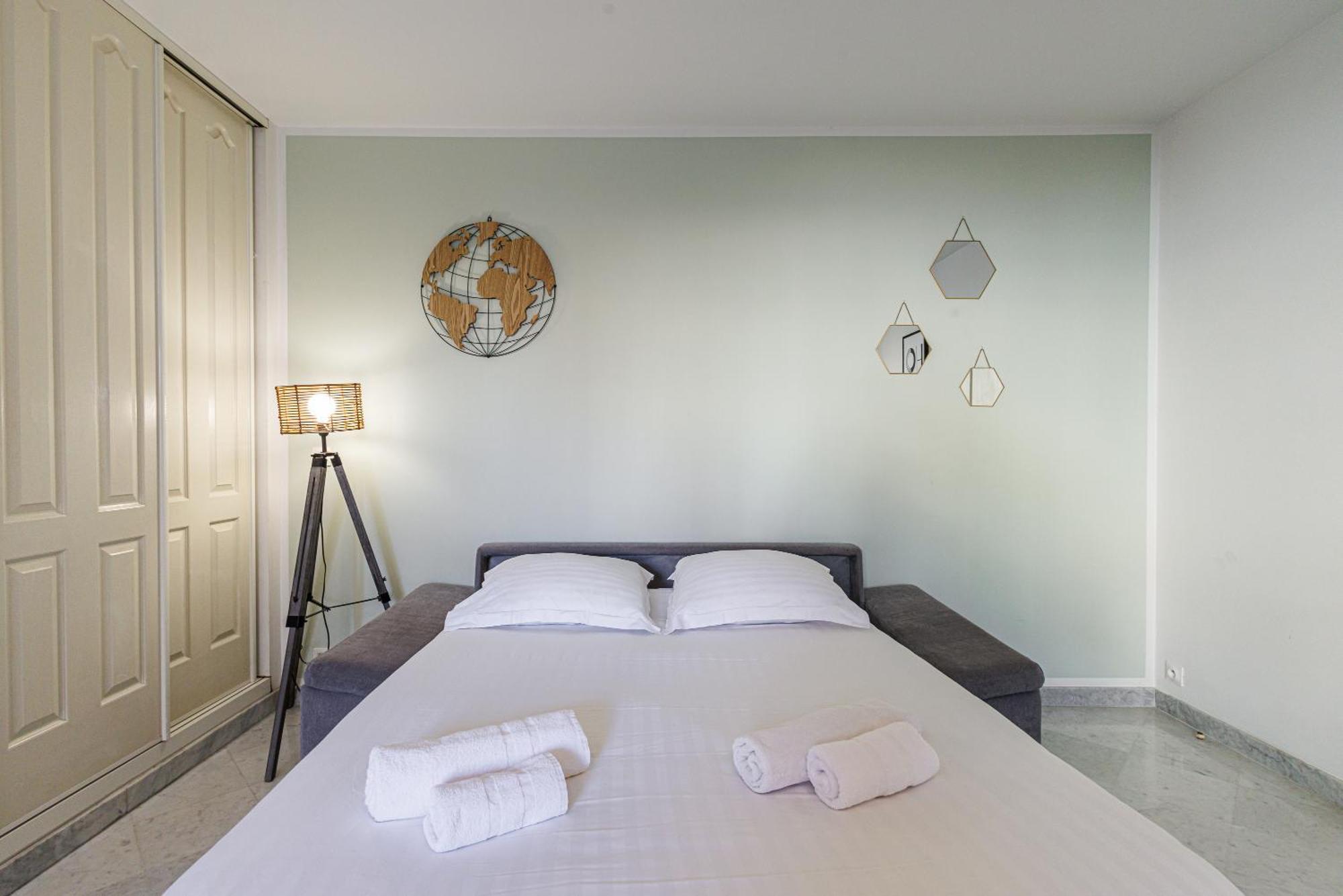 Le Victoria, Elegant T2 Au Bord Des Plages, Piscine, Sauna Mentona Zewnętrze zdjęcie